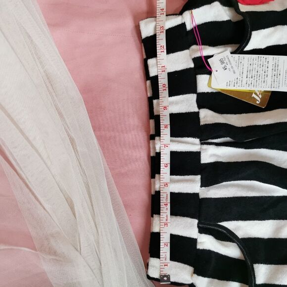 Glamorous Jane Shorts Size Women's Sz Small Black Striped Gyaru Gal Kawaii Style - Picture 5 of 6